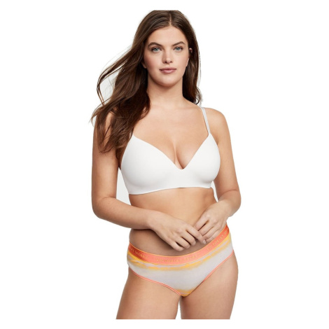 Victorias secret klasické bavlněné kalhotky stretch logo brand multi stripe 90-qfs l Victoria's Secret