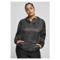 Urban Classics / Ladies Transparent Light Pull Over Jacket black