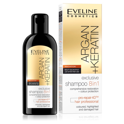 Eveline Argan + Keratin 8v1 šampon 150 ml EVELINE Cosmetics