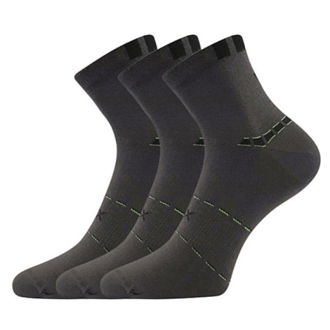 Voxx Rexon 02 Pánské sportovní ponožky - 3 páry BM000004113800100958 tmavě šedá