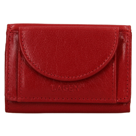 Lagen Dámská malá kožená peněženka W 22030 (malá peněženka) červená
