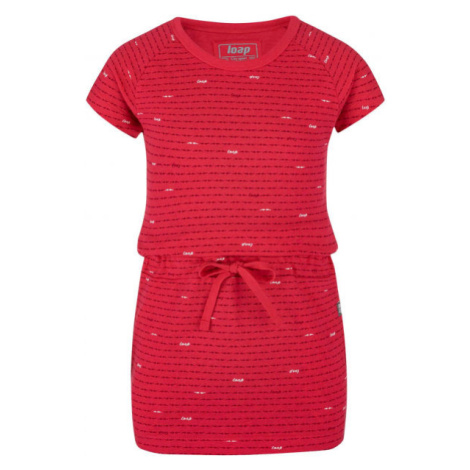 Loap BAULA Dívčí šaty, červená, velikost