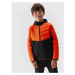 4F JUNIOR-TECHNICAL JACKET-JAW23TTJAM282-70S-ORANGE Oranžová