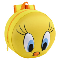 Safta Tweety předškolní batůžek kulatý 3D - žlutá - 31 cm