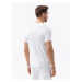 Buďchlap Trendy bílé tričko Paris S1434 V-6A