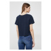 Bavlněné tričko Pepe Jeans Wimani tmavomodrá barva