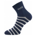 Dámské ponožky VoXX - Boxana, pruhy, tmavě modrá Barva: Modrá tmavě