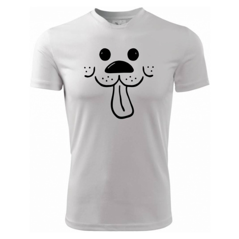 Pes obličej - Pánské triko Fantasy sportovní (dresovina)