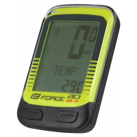 Force WLS Bike Computer 20 Wireless Fluo Yellow