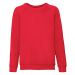 Czerwona bluza dziecięca Raglan Sweat Fruit of the Loom