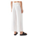 Only Noos Tokyo Linen Trousers - Bright White Bílá