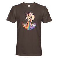 Pánské tričko s potiskem draka a duhy - skvělý dárek pro milovnice draků