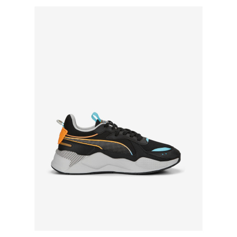 Oranžovo-černé pánské tenisky Puma RS-X 3D - Pánské