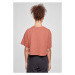 Ladies Short Oversized Tee - terracotta