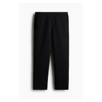 H & M - Žebrované kalhoty jogger Regular Fit - černá