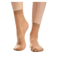 Intimidao silonkové ponožky opal - 2 páry světle hnědá