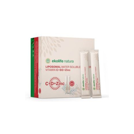 EKOLIFE NATURA Liposomal Vitamin C + D3 + Zinc 21x5g (105g)