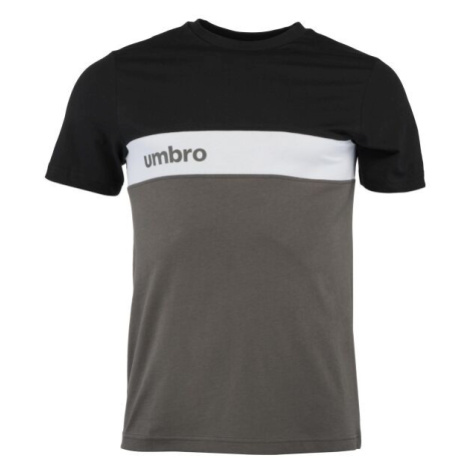 Umbro SPORTSWEAR T-SHIRT Pánské triko, tmavě šedá, velikost
