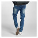 Just Rhyse Destroyed Straight Fit Jeans blue