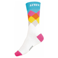 Litex Designové ponožky 9A006 růžová