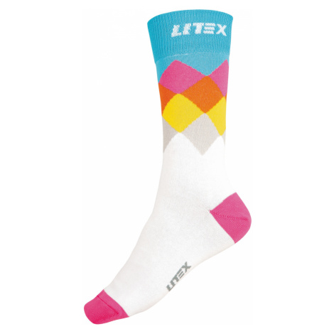 Litex Designové ponožky 9A006 růžová