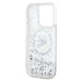 Karl Lagerfeld Liquid Glitter Karl Head MagSafe Zadní Kryt pro iPhone 15 Pro Max Transparent