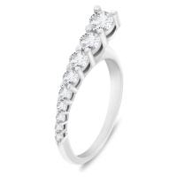 Brilio Silver Elegantní stříbrný prsten se zirkony RI119W 58 mm