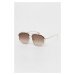 Sluneční brýle Alexander McQueen zlatá barva