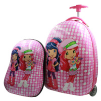 Rogal Růžový dětský kufr + batoh 