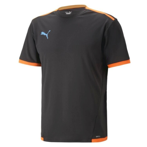 Puma TEAM LIGA JERSEY TEE Pánské fotbalové triko, černá, velikost