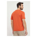 Bavlněné tričko Napapijri Salis oranžová barva, NP0A4H8DA621