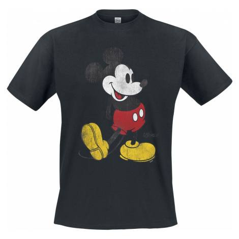 Mickey & Minnie Mouse Vintage Mickey Tričko černá
