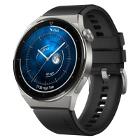 Huawei Watch GT 3 Pro 46mm s titanovým tělem a černým sportovním řemínkem