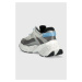 Sneakers boty Pinko Ribino 4.0 stříbrná barva