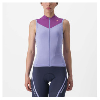 CASTELLI Cyklistický dres bez rukávů - SOLARIS LADY - fialová