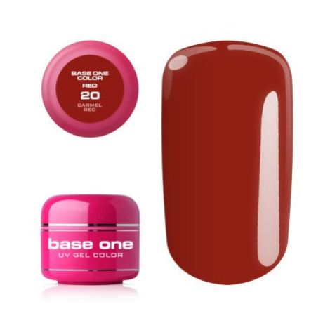 Base one red gél- Carmel red 20 Silcare