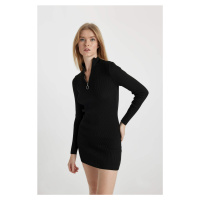 DEFACTO Slim Fit Half Turtleneck Knitwear Dress