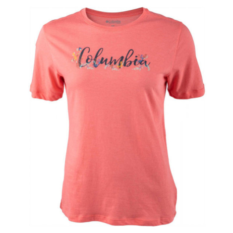Columbia BLUEBIRD DAY RELAXED CREW NECK Dámské tričko, růžová, velikost