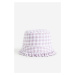 H & M - Klobouk bucket's volánkovým lemem - fialová