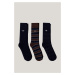 PONOŽKY GANT SHIELD TIE STRIPE SOCKS 3-PACK GB EVENING BLUE