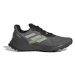 Pánská běžecká trailová obuv ADIDAS Terrex Soulstride Rain.RDY grey four grey two pulse lime