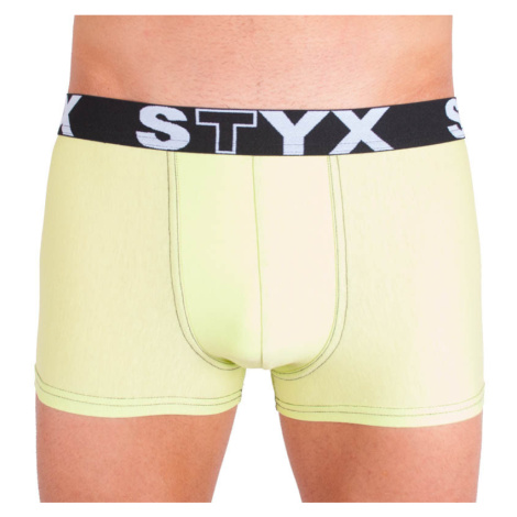 Pánské boxerky Styx sportovní guma nadrozměr zelenkavé (R4)