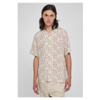 Viskózová košile AOP Resort z měkkého květu mořské trávy