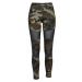 Ladies Camo Tech Mesh Leggings - woodcamo/blk