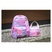 Sada batoh, kabelka, pouzdro Canvas TopBags Batik Růžový 16 l