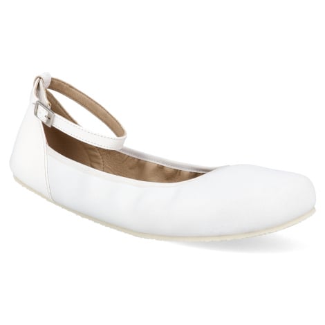 Barefoot baleríny Shapen - Tulip 3.0 White N bílé