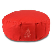 Meditační polštář PRÁNA s potahem - červená
