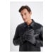 DEFACTO Men's Faux Leather Gloves