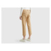 Benetton, Cropped Chinos In Stretch Cotton