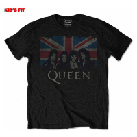 Queen tričko, Vintage Union Jack Black, dětské